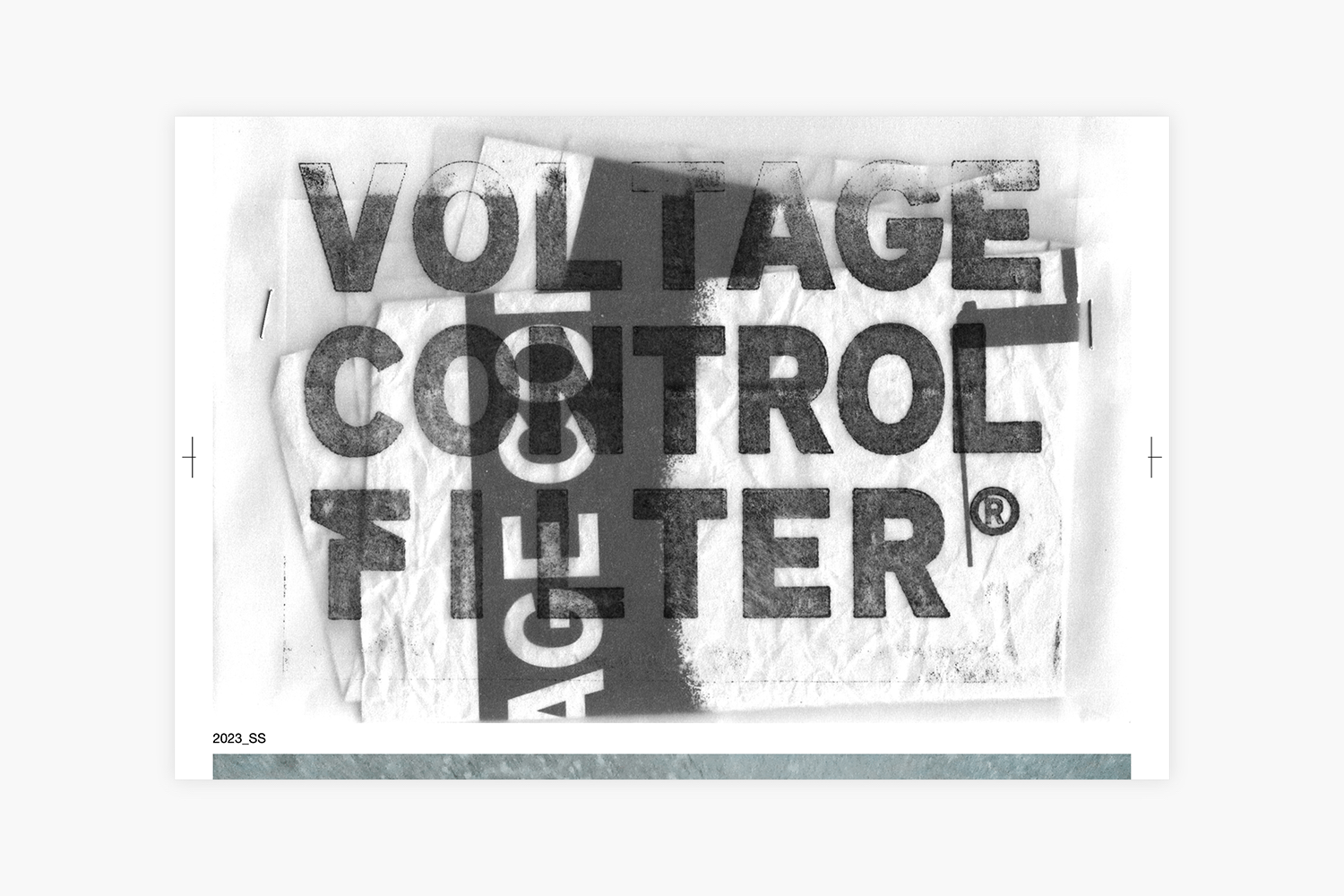 Voltage Control Filter　ECサイトの制作実績　コレクション掲載ページ画像