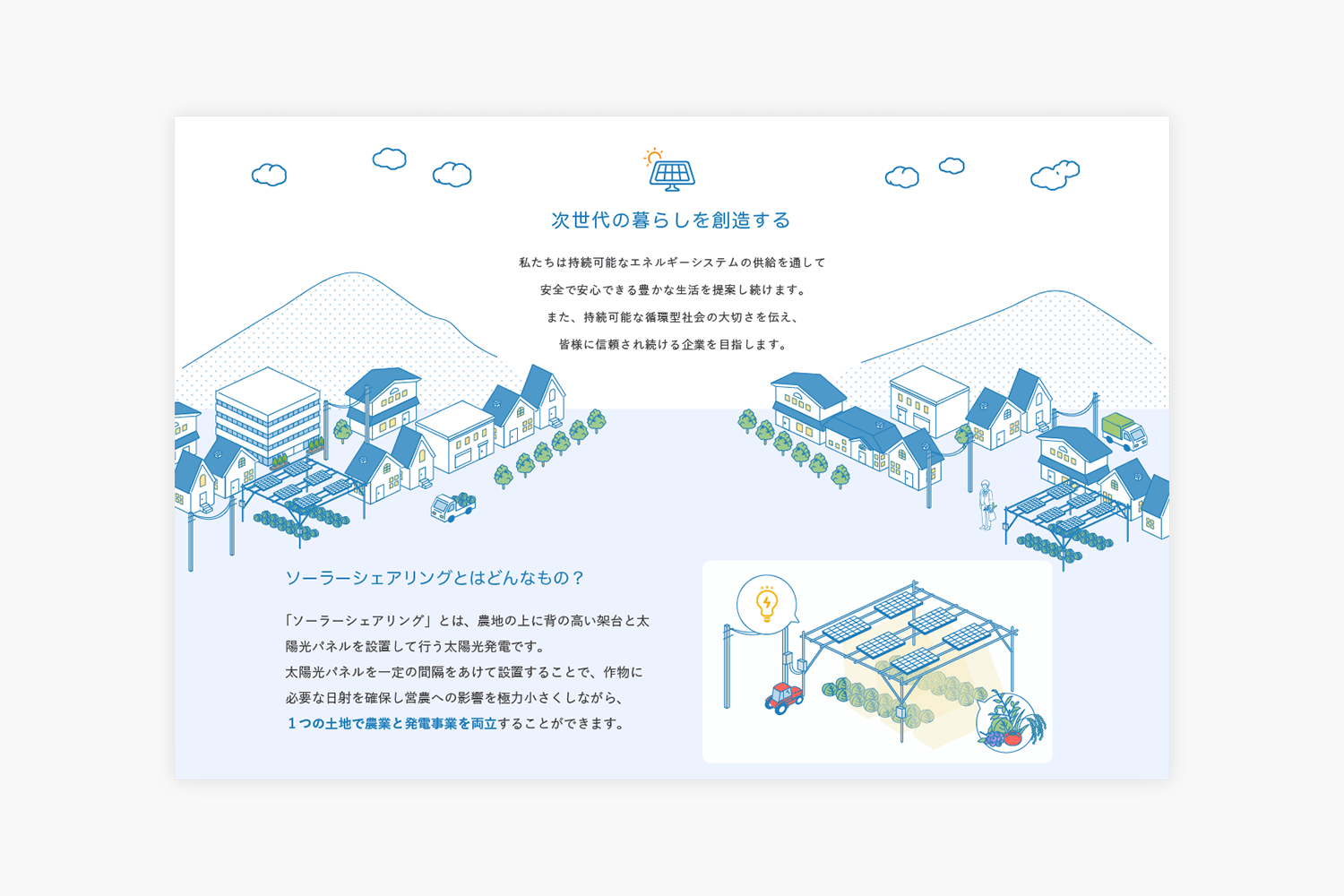 スマートブルー株式会社　サービスサイトのトップページ