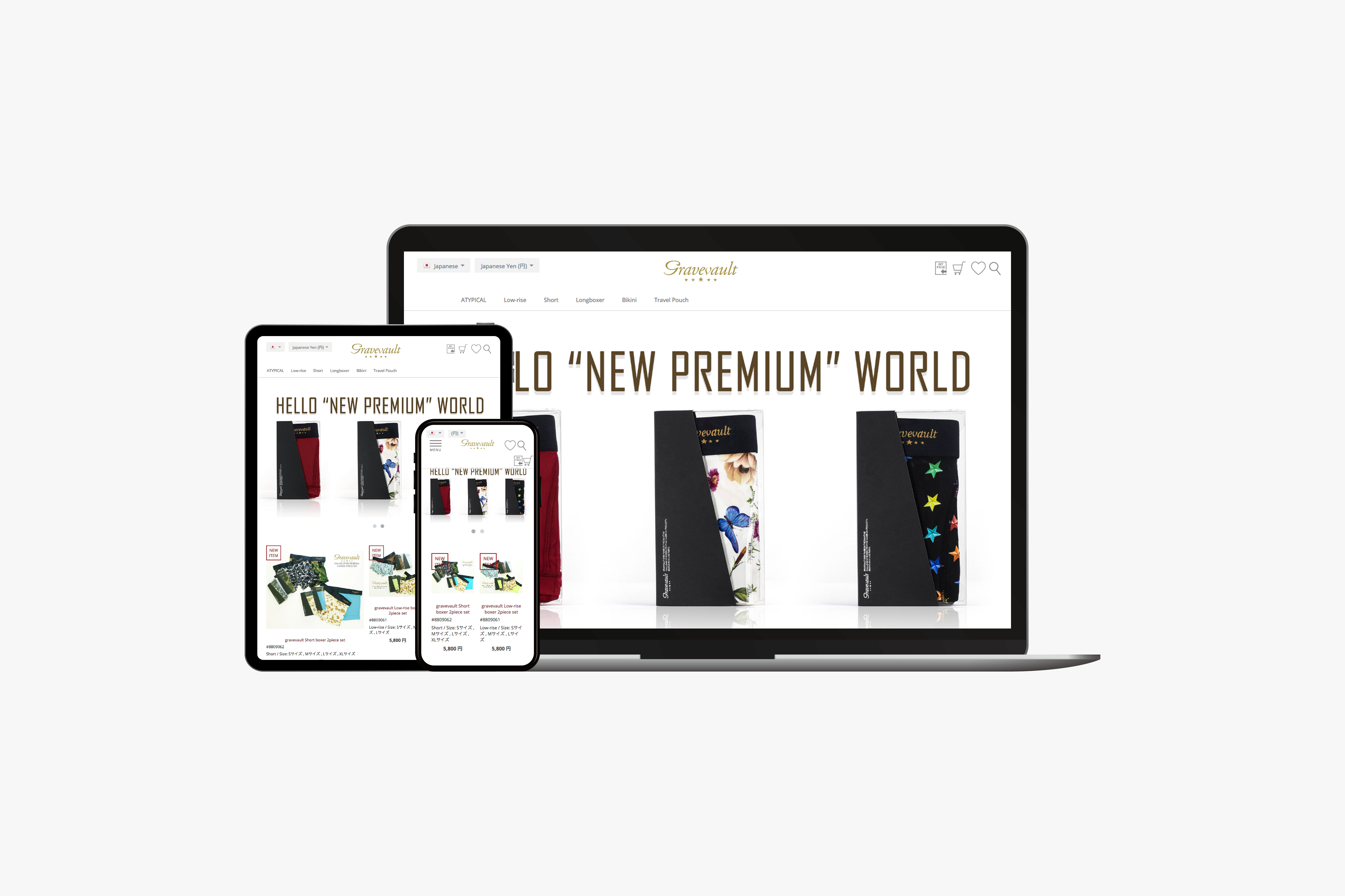 Gravevault　ECサイト