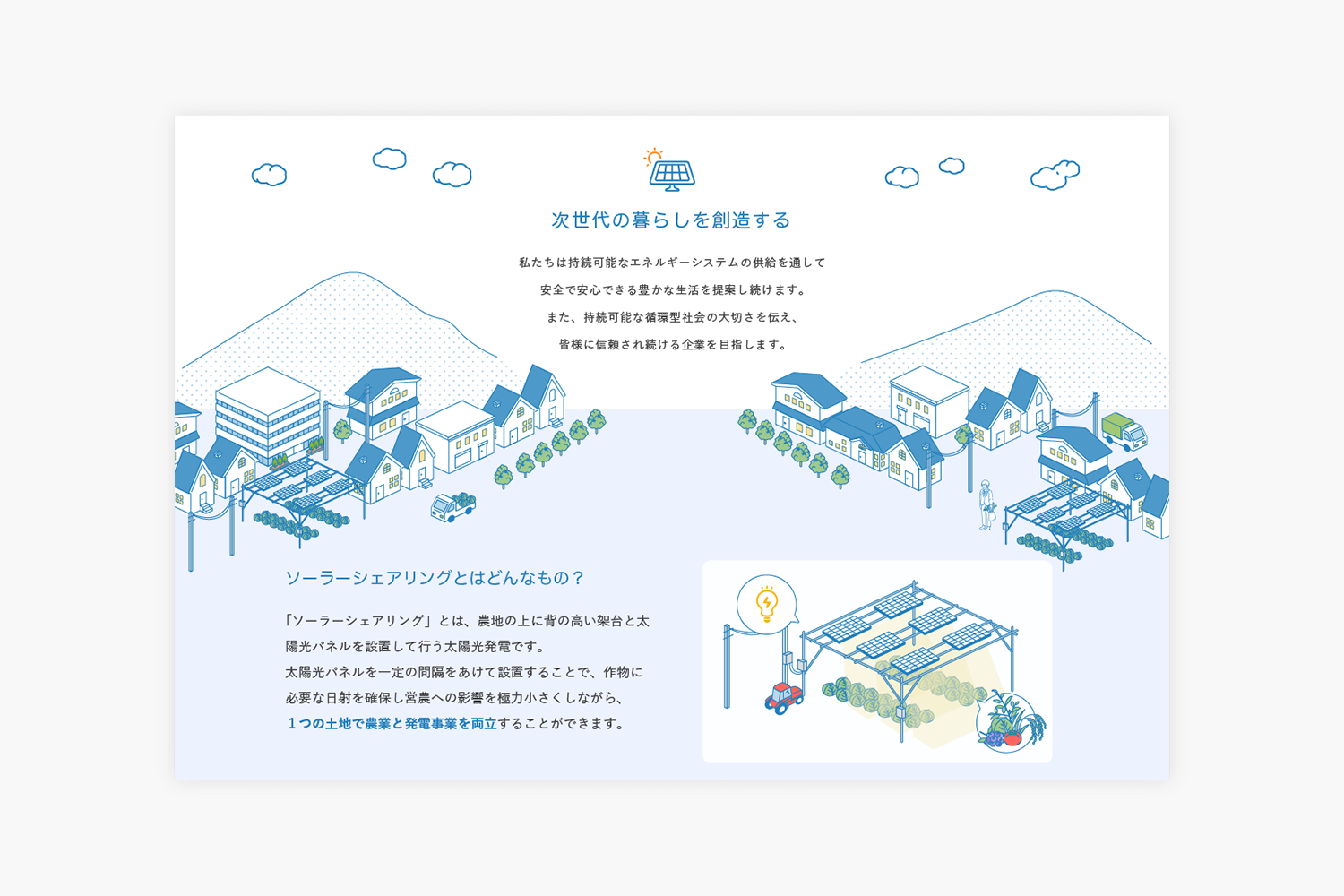 スマートブルー株式会社　サービスサイトのトップページ