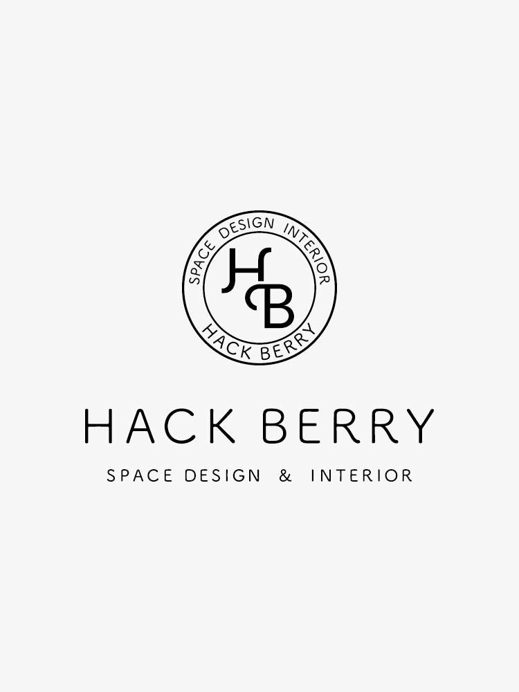 ハックベリー　ロゴデザイン