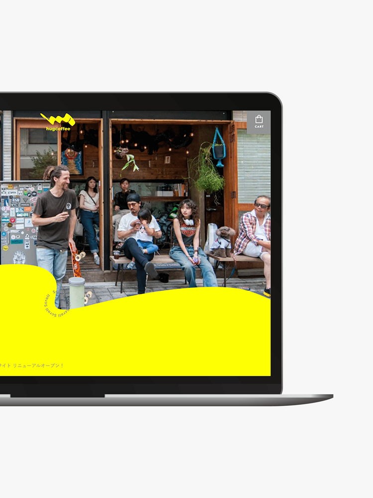 hugcoffee　ECサイト