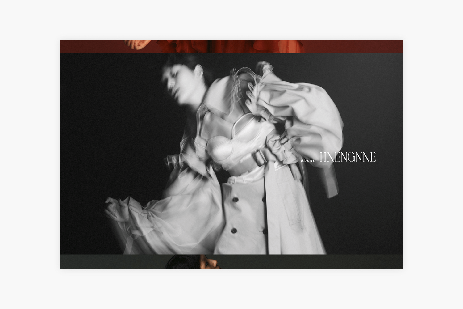 HAENGNE　ECサイトのメインビジュアル