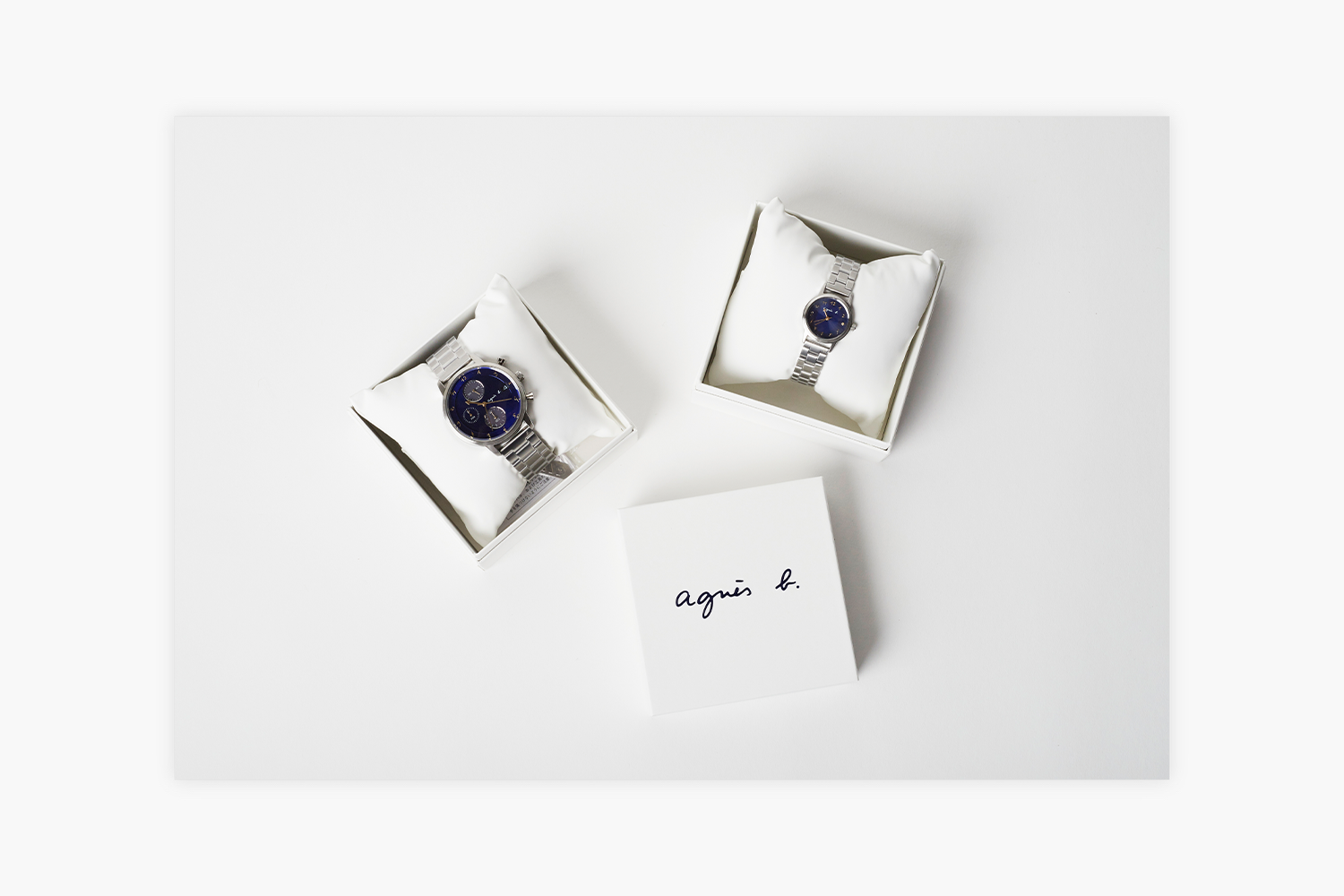 ギフトボックスに入った時計