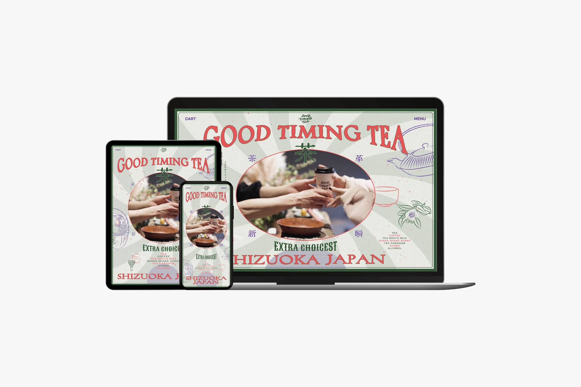 GOOD TIMING TEA　コーポレート兼ECサイト